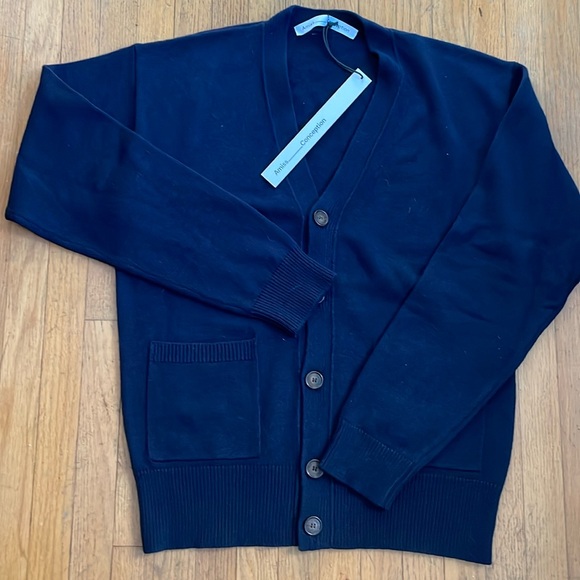 Amiss Conception Men’s Navy Cardigan - Size Medium